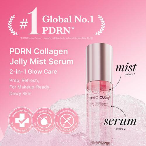 PDRN Pink Collagen Glow Jelly Mist Serum